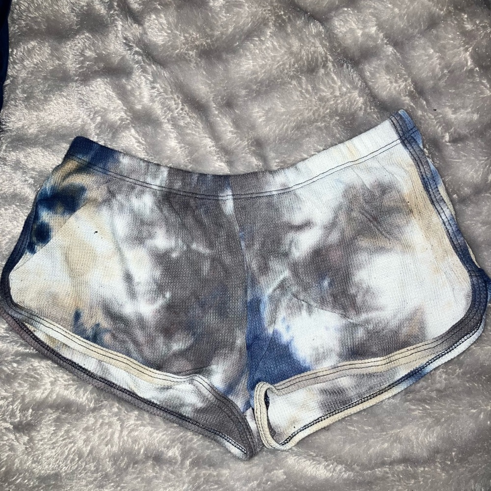 Tie dye booty shorts size large